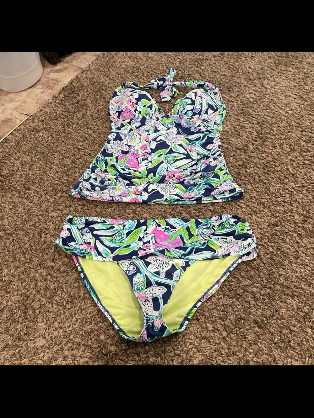 Lilly Pulitzer bliss, tankini swimsuit, set size 12 and 14